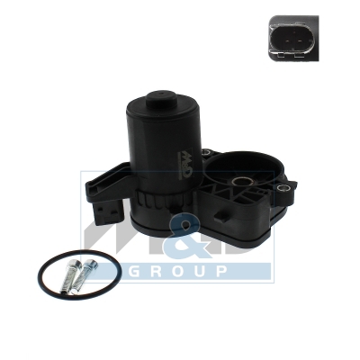 Servomotor voor parkeerrem