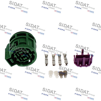 CONNECTOR - 4-PINS FEMALE REAR LIGHTS 500L/PANDA