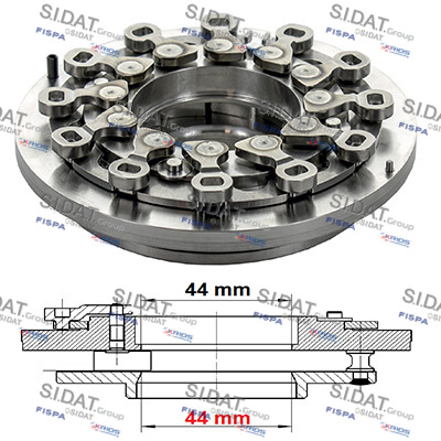 COMPLETE TURBOCHARGER VARIABLE GEOMETRY