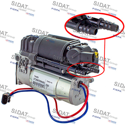 COMPRESSEUR A SUSPENSION PNEUMATIQUE