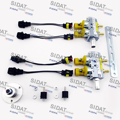 RAIL GPL AMP 2 + 2 CYLINDRES E4 - JAUNE