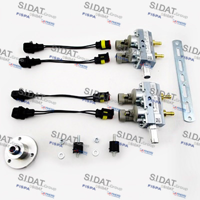 LPG RAIL AMP 2 + 2 CYLINDERS E4 - GREY