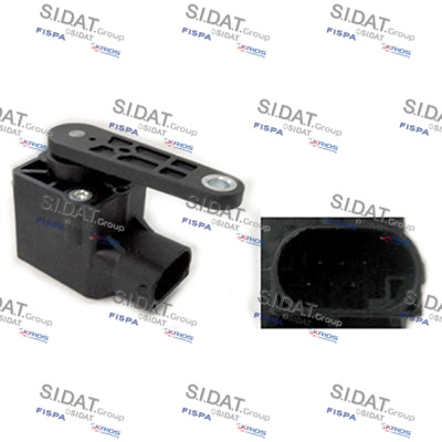 HEIGHT SENSOR FOR HEADLIGHT RANGE ADJUSTMENT