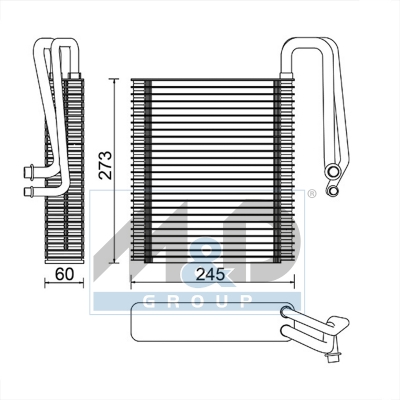 Evaporateur de climatisation 