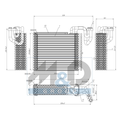 Evaporateur de climatisation 