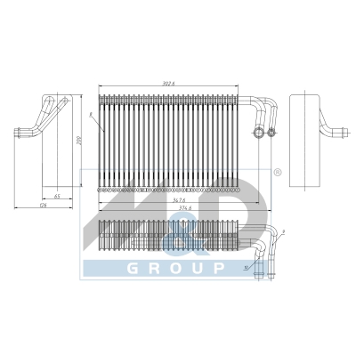 Evaporateur de climatisation 