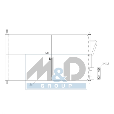 Airconditioningcondensor