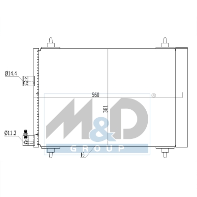 Airconditioningcondensor