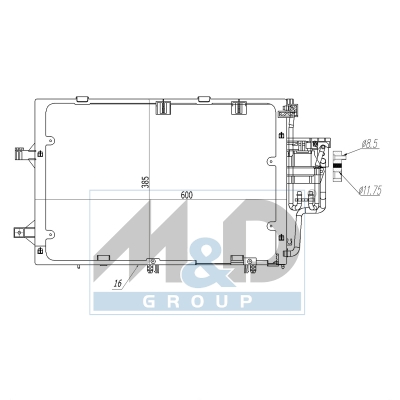 Klimaanlagenkondensator