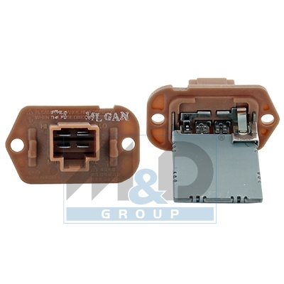 Serieweerstand, elektromotor (radiatorventilator)