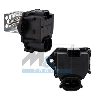 Serieweerstand, elektromotor (radiatorventilator)
