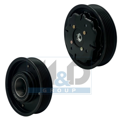 Magnetische koppeling, airconditioningcompressor