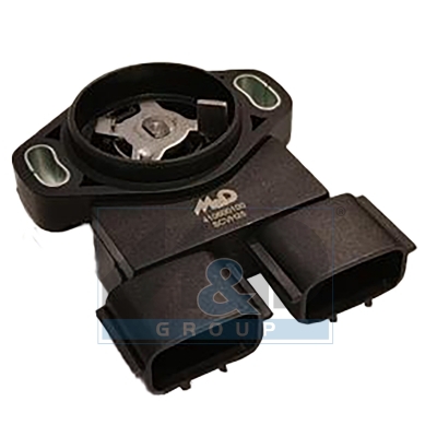 Sensor, gaskleppositie