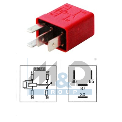 Relais 12V-30A 1 N.A.