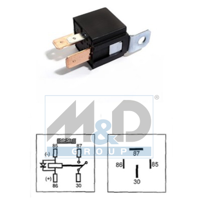 Relais 12V-60A 1 N.A. 