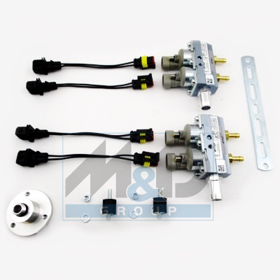 Schienen-LPG AMP Grau 2+2 cyl.E4
