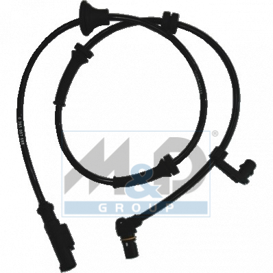 ABS-Hintersensor, zweiseitig