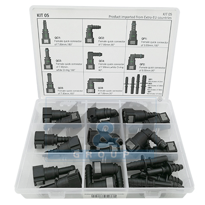 Assortiment onderdelen