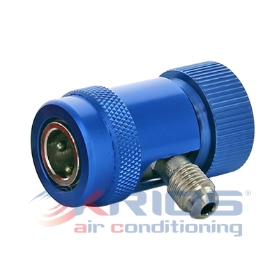 Kran blau Niederdruck 90 gr 1/4" SAE