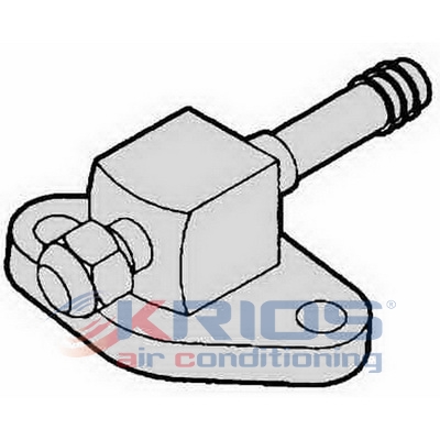 Compressoraansluiting YORK R12 BRIDE/CONE G10