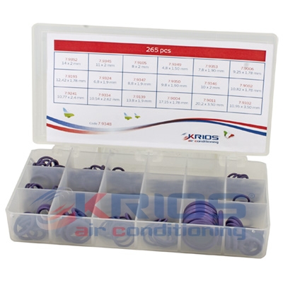 Kit O-ring 18 modellen (265st)