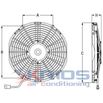 Ventilateur 24V aspirant