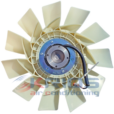 Viskeuze koppeling met ventilator