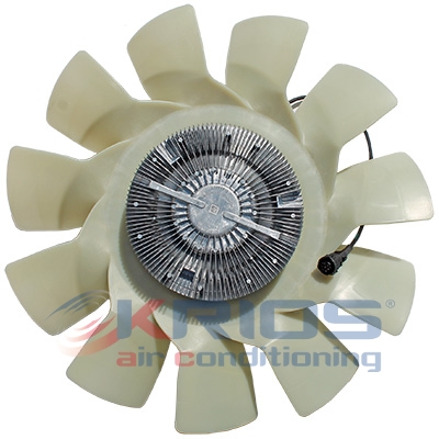 Viskeuze koppeling met ventilator