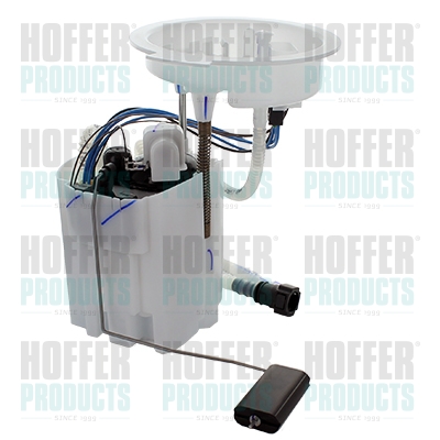 Brandstofpompblok ondergedompeld