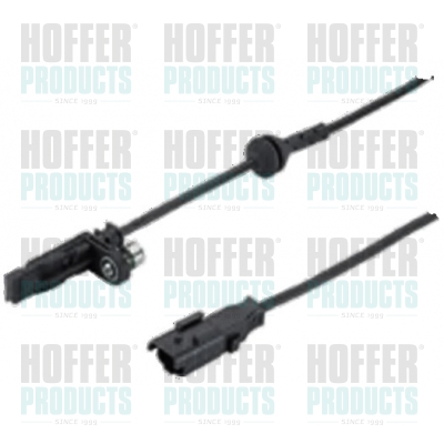 ABS sensor vooraan, 2 kanten