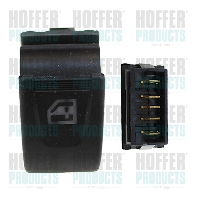 Universalfesterheberschalter, Fenster, 5 pins, Opel