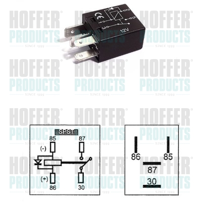 Relais 12 VOLT MICRO adaptable