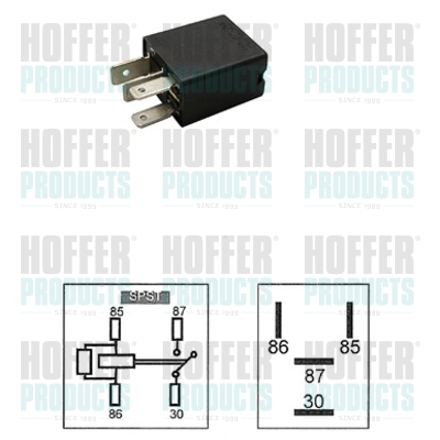 Relais 12V-20A 1 N.A.