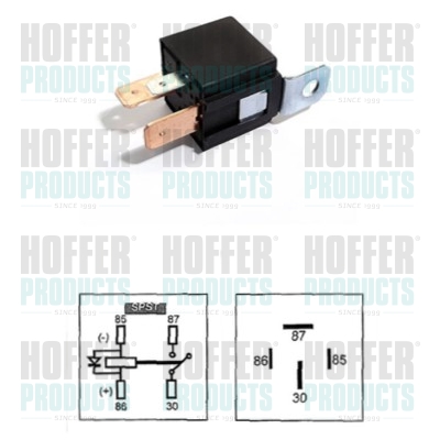 Relais 12V-60A 1 N.A.