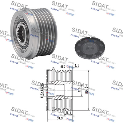 [455272] ALTERNATOR PULLEY