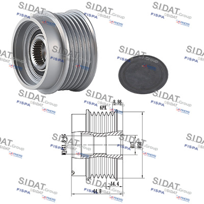 [455301] ALTERNATOR PULLEY